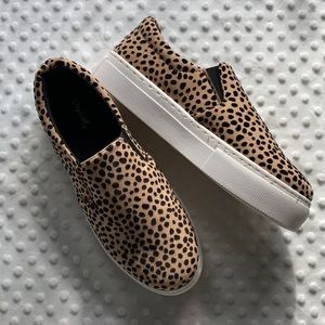 NEW qupid platform leopard sneakers size 10